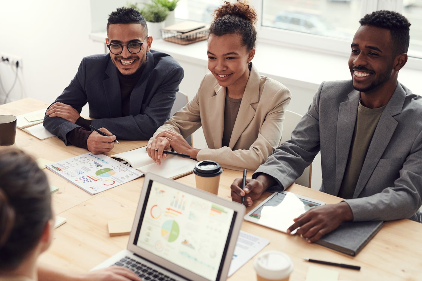 Corporate team after containing a supply-chain communications issue