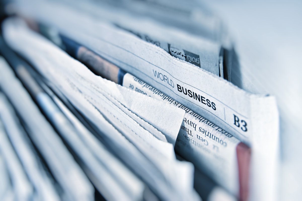 Business newspapers used when preparing journalist briefings and coverage reports